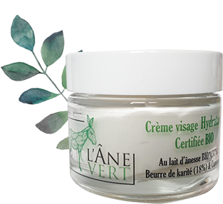 Crème de jour Bio au lait d'ânesse
